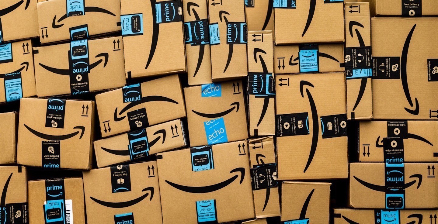 Image of Amazon shipping boxes